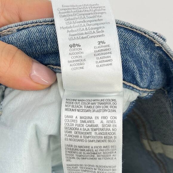 MOTHER | The Hustler Ankle Fray Jeans Scenic Route Medium Wash 26 - Picture 12 of 14